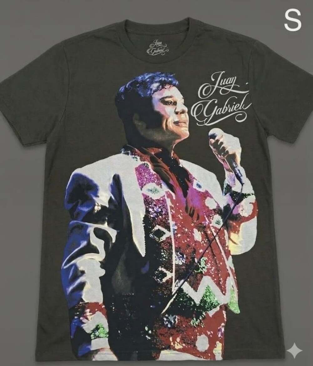 Juan Gabriel Latino Adult Short Sleeve Graphic T-Shirt -Small